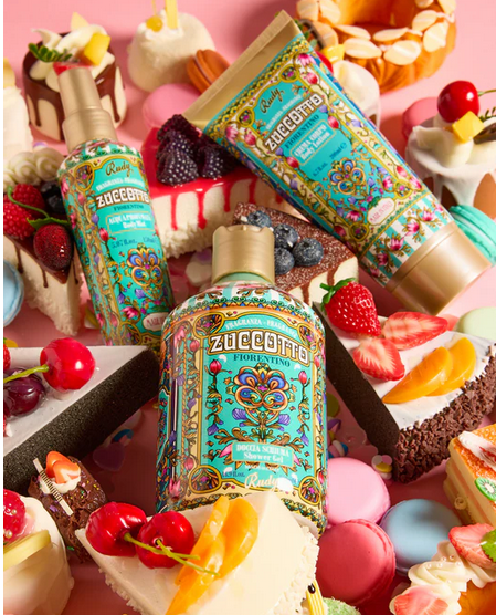 Scatola regalo con Acqua profumata 150 mL + Crema corpo idratante 200 mL Gourmand Edition Zuccotto