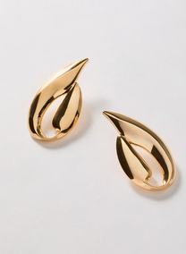 Nali' Orecchini Lobo Goccia Oversize Oro
