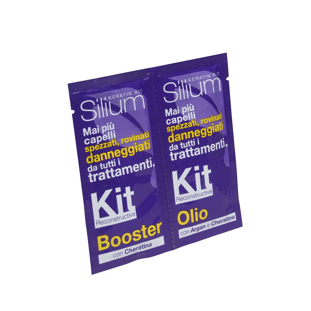 Silium bustina kit ricostruzione cheratina & argan