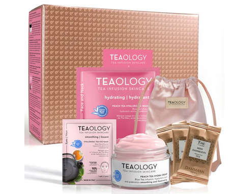 Teaology Hydrating BeauTea Ritual Peach Tea Hydra Cream + Peach Tea Hyaluronic Mask + Hyaluronic Tea Eye Mask