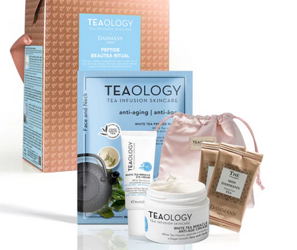Teaology Peptide BeauTea Ritual White Tea Miracle Antiage Cream 15 ml + White Tea Miracle Eye Cream 8 ml + White Tea Peptide Mask