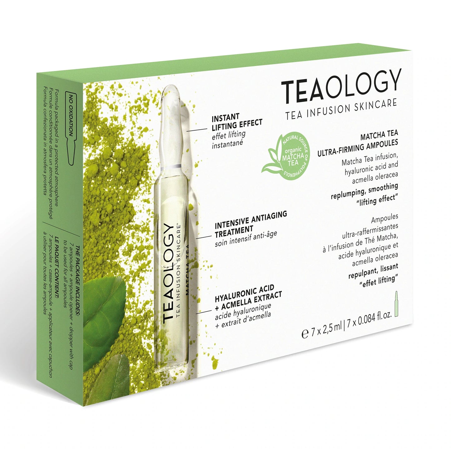 TEAOLOGY Matcha Tea Ultra-Firming Ampoules