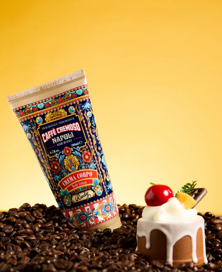 Scatola regalo con Docciaschiuma 500 mL + Crema corpo idratante 200 mL Gourmand Edition Caffè cremoso