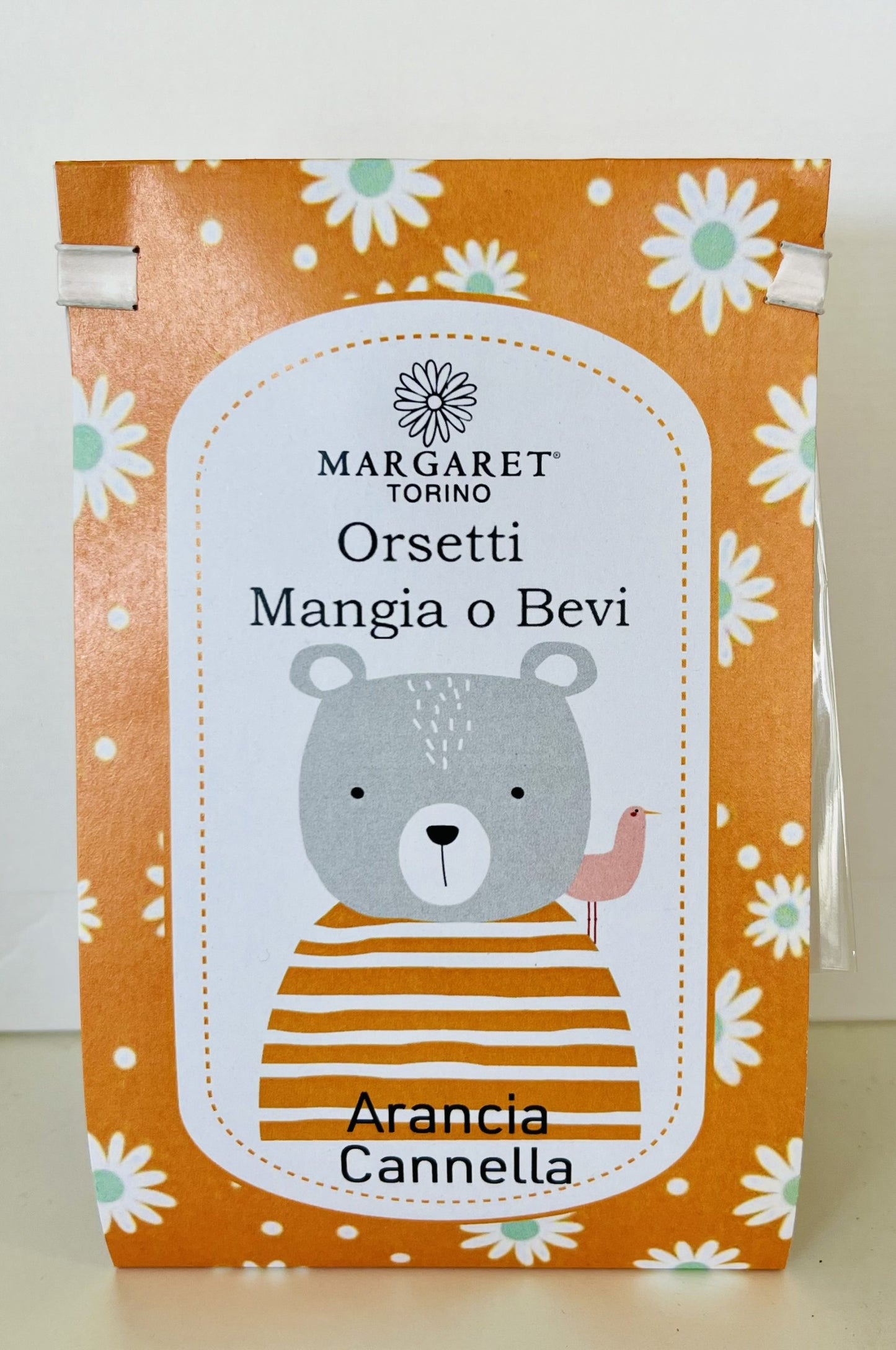 Orsetti Mangia o Bevi Arancia e Cannella.