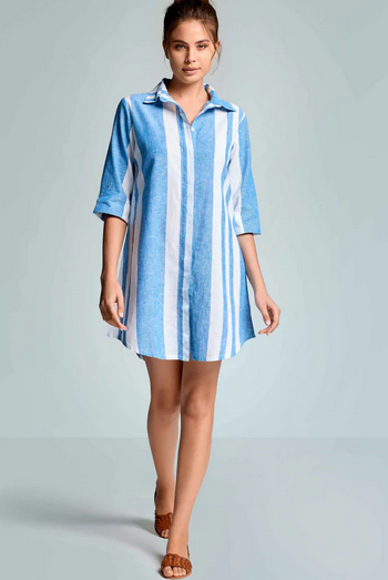 Iconique vestito camicia dritto Eleanor