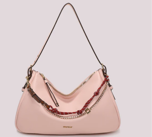 Mimi muà Borsa a Spalla con Corda Colorata