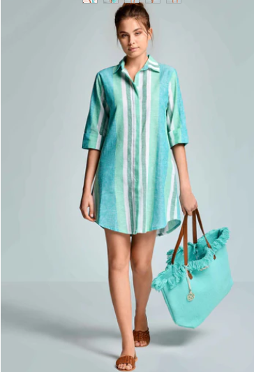 Iconique vestito camicia dritto Eleanor