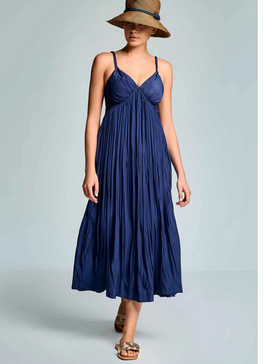 Iconique Vestito lungo con spalline Cote d'azur