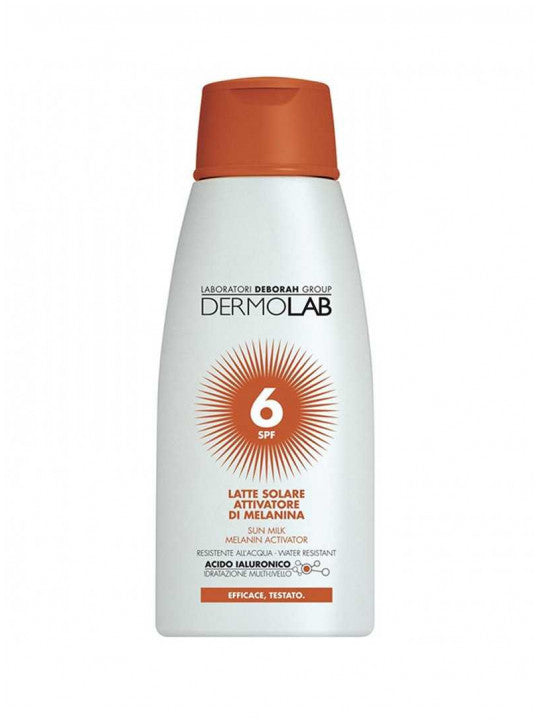 Dermolab Latte Solare Attivatore di Melanina SPF 6