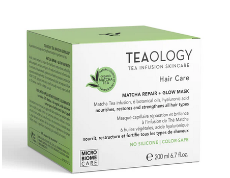 Teaology Maschera Capelli ristrutturante con infuso di tè Matcha