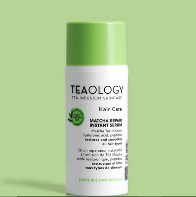 Teaology Siero Capelli Ristrutturante Istantaneo con Infuso tè Matcha