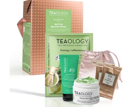 Teaology Matcha BeauTea Ritual Matcha Ultra-Firming Cream 15ml + Black Matcha Micellar Jelly Cleanser 50ml + Matcha Tea Superfood Mask