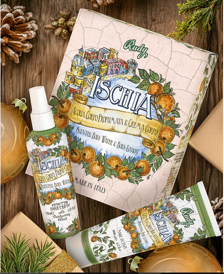 Rudy Scatola Regalo con Acqua Profumata 150ml+ crema corpo idratante 200ml