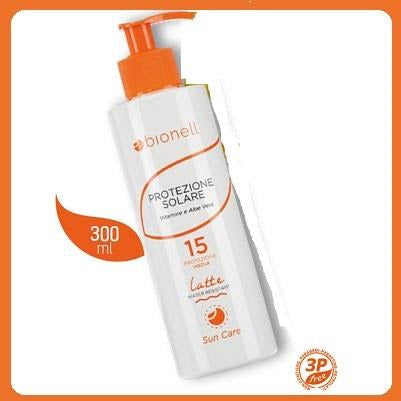 Bionell Protezione Solare Vitamine e Aloe Vera SPF 15 Latte Water Resistant