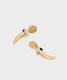 Nali' Orecchini Lucy mix oro e argento