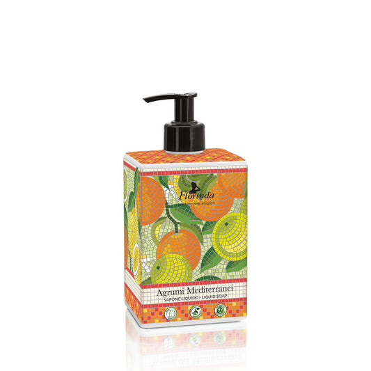 Florinda- sapone liquido mosaico agli agrumi mediterranei