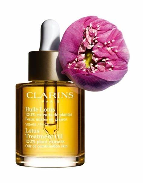 CLARINS: Olio viso Huile Lotus - pelle mista o grassa