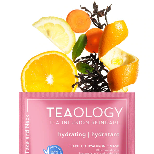 TEAOLOGY Peach Tea Hyaluronic Mask | Idratante Illuminante